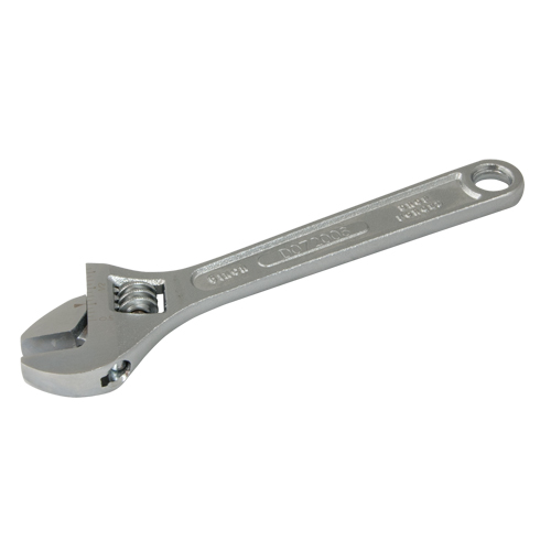 Adjustable Wrench, 12" L, 1-1/2" Max Width, Chrome Stor-it Systems