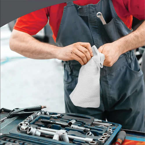 WypAll&reg; X80 Extended Use Cloths, Heavy-Duty, 16-4/5" L x 9" W Stor-it Systems