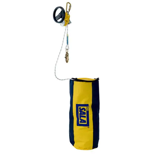 DBI-SALA&reg; Rollgliss R550 Rescue & Descent Device, 100' L, Kernmantle Lifeline Stor-it Systems