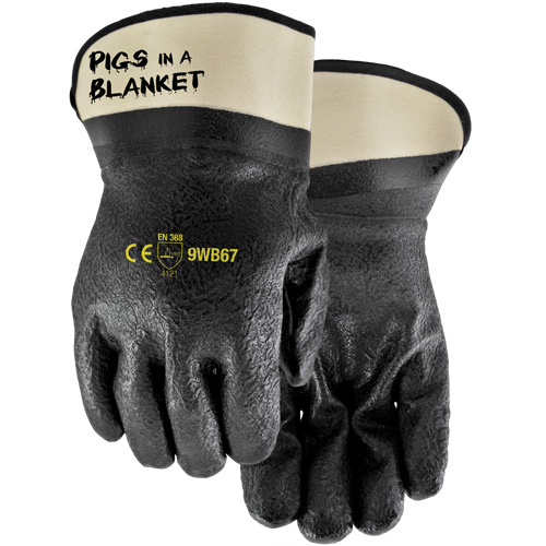 Gants enduits Pigs in a Blanket, Taille unique, R&ecirc;vetement PVC/Nitrile Stor-it Systems