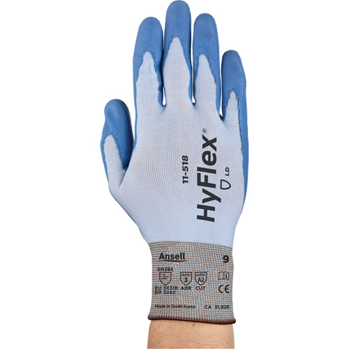 Gants Hy-Flex 11-518, Taille Petit/7, Calibre 18, Rev&ecirc;tement Polyur&eacute;thane, Enveloppe en Dyneema, ASTM ANSI niveau A2/EN 388 niveau B Stor-it Systems