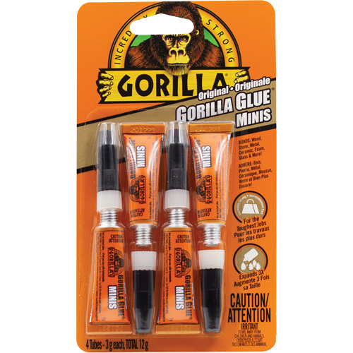 Original Glue, 4 x 3 g, Tube, Tan Stor-it Systems