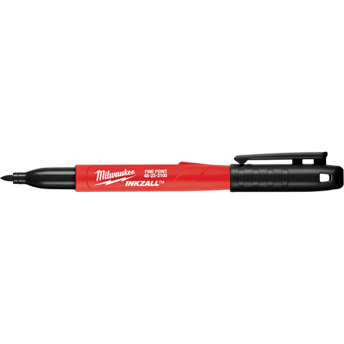 Inkzall Marker, Black, Fine Tip Stor-it Systems
