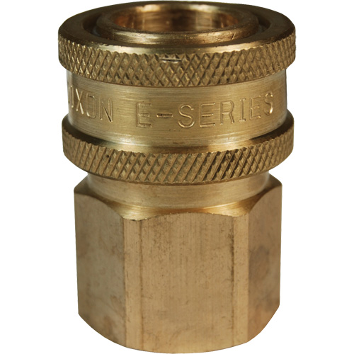 Coupleur d'interconnecteur &agrave; passage direct DQC de s&eacute;rie E, Laiton, 3/4", NPTF femelle, 1700 PSI Stor-it Systems