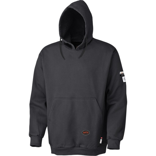 335 Chandail &agrave; capuche ignifug&eacute;, Hommes, Grand, Noir, 22 cal/cm² Stor-it Systems