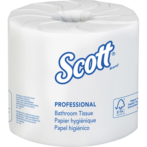 Papier hygi&eacute;nique Scott Essential, 2 Pli, 506 Feuilles/Rouleu, Longueur 169', Blanc Stor-it Systems