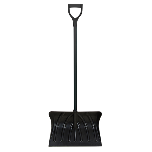 Poly Snow Shovel, Polypropylene Blade, 19-3/4" Wide, D-Grip Handle Stor-it Systems