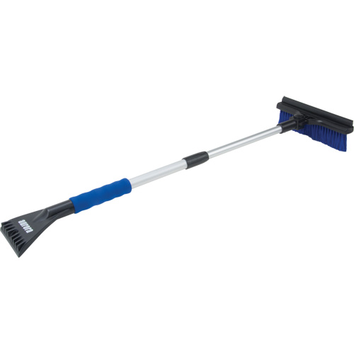 Brosse &agrave; neige t&eacute;lescopique, T&eacute;lescopique, lame Polypropyl&egrave;ne, 32-1/2" Longueur, Bleu Stor-it Systems