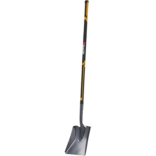 Pro Square Point Shovel, Fibreglass, Tempered Steel Blade, Straight Handle, 48" Long Stor-it Systems