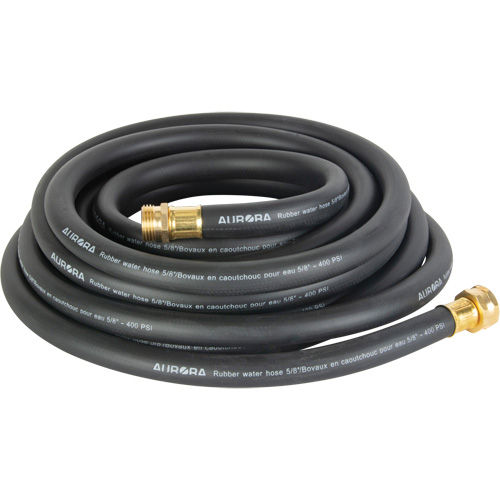 Tuyau en caoutchouc de calibre entrepreneur, Caoutchouc, 5/8" dia x 25' Stor-it Systems