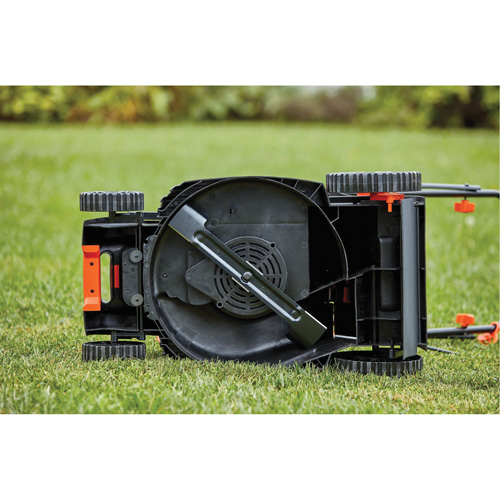 Tondeuse &agrave; gazon avec poign&eacute;e confortable, Pouss&eacute;e, &eacute;lectrique, Largeur de coupe 17" Stor-it Systems