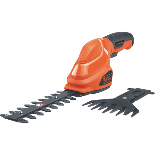 2-in-1 Garden Shear/Shrubber, Battery Powered, 3.6 V, 4"/6" Cutting Width Stor-it Systems