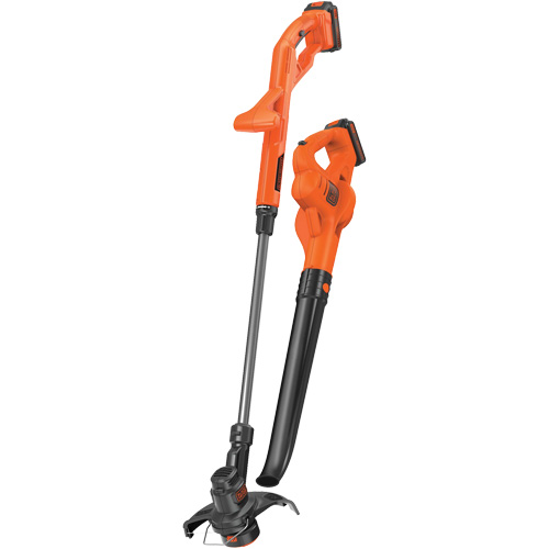 Ensemble combin&eacute; coupe-bordure/taille-bordure et balayeuse pour surfaces rigides Max*, 10", &agrave; pile, 20 V Stor-it Systems