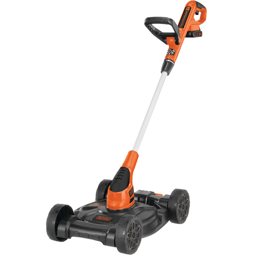 Ensemble de tondeuse compacte sans fil 3 en 1 20 V Max*, Pouss&eacute;e, &agrave; pile, Largeur de coupe 12" Stor-it Systems