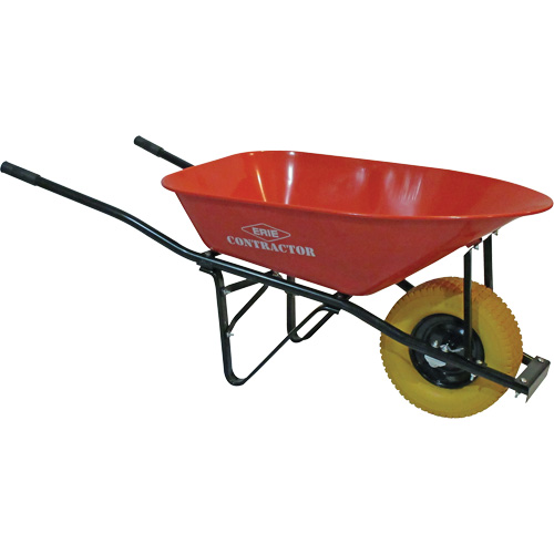 Brouette dentrepreneur Big Wheel, 6 pi³, plateau Acier Stor-it Systems