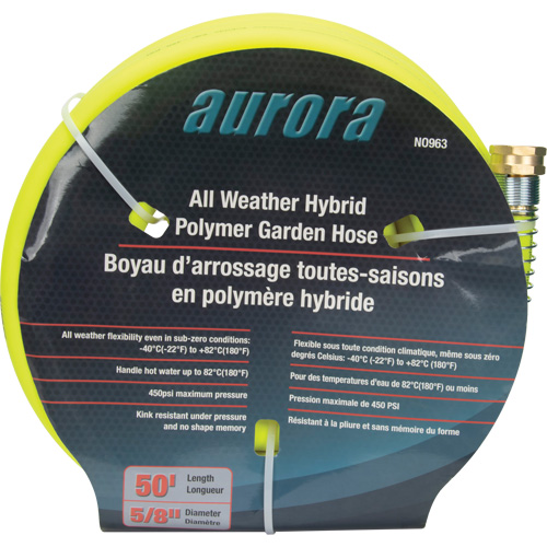 Hybrid Garden Hose, Copolymer, 5/8" dia. x 50' Stor-it Systems