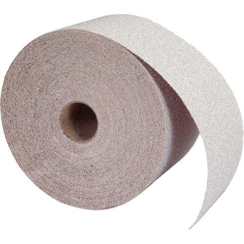 Abrasive No-Fil PSA Paper Roll, Aluminum Oxide, 2-3/4" W x 90' L, 120 Grit Stor-it Systems