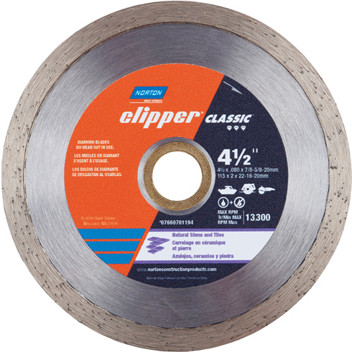 Diamond Saw Blade with Continuous Rim Stor-it Systems