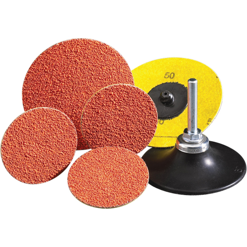 Disques Speed-Lok TR - Disques en toile Norton SG Blaze R980P, 3" dia., Grain 50, C&eacute;ramique Stor-it Systems