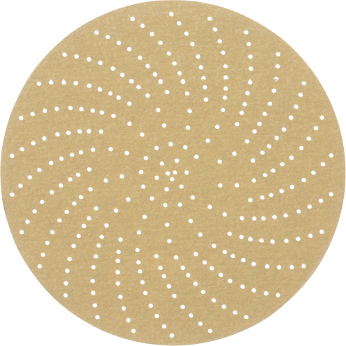 Disque de ponçage net Hookit, dia 6", Grain P320, Oxyde d'aluminium, Poids C Stor-it Systems