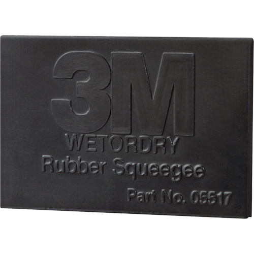 Wetordry Rubber Squeegee, 3", Rubber Stor-it Systems
