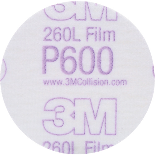 Gold Hookit Disc, 3" Dia., P600 Grit, Aluminum Oxide, C-Weight Stor-it Systems