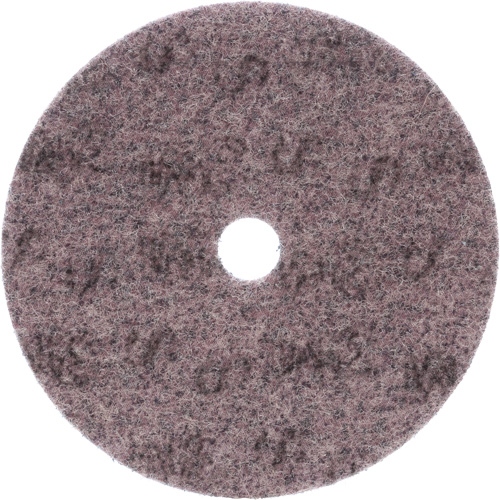 Disques de conditionnement de surface &agrave; boucles et crochets Scotch-Brite, 7" dia., Grain Cors&eacute;, C&eacute;ramique Stor-it Systems