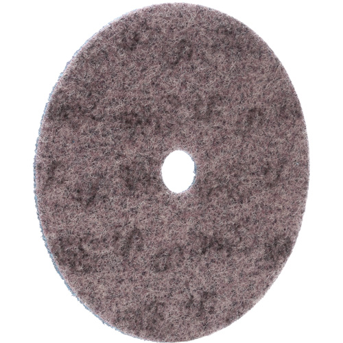 Disques de conditionnement de surface &agrave; boucles et crochets Scotch-Brite, 7" dia., Grain Cors&eacute;, C&eacute;ramique Stor-it Systems