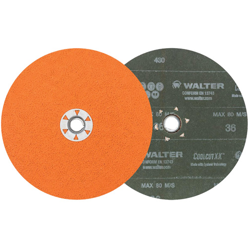 Coolcut XX Sanding Disc, 7" Dia., 36 Grit, Ceramic Stor-it Systems