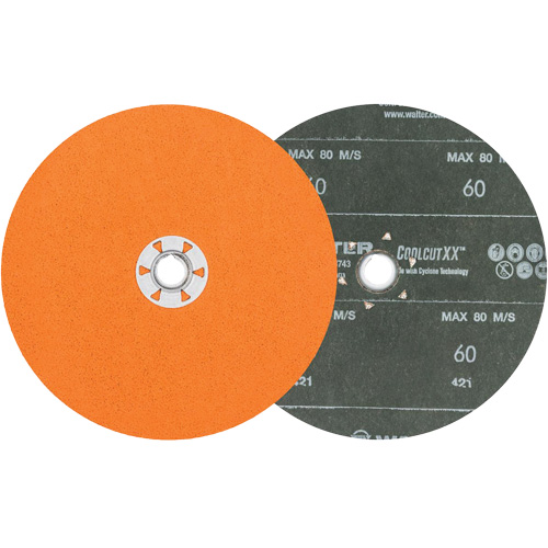 Disque de sablage Coolcut XX, 7" dia., Grain 60, C&eacute;ramique Stor-it Systems