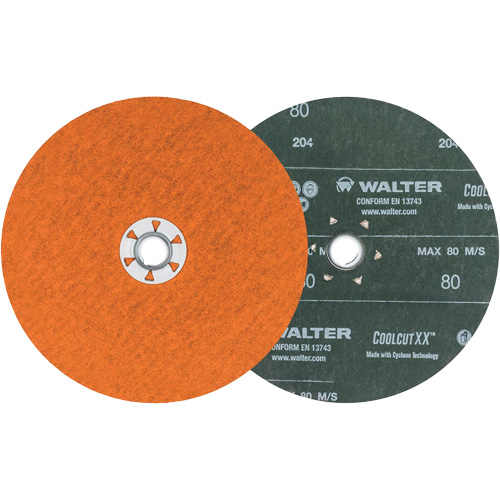 Coolcut XX Sanding Disc, 7" Dia., 80 Grit, Ceramic Stor-it Systems
