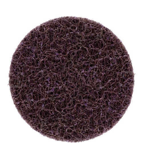 Disque de brossage et de finition Roloc Scotch-Brite, 3" dia., Grain Moyen, Carbure de silicium Stor-it Systems