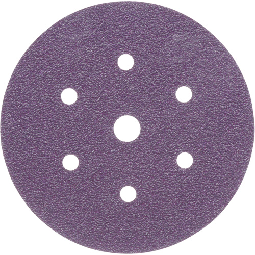 Disque de ponçage propre Cubitron II Hookit, dia 6", Grain 40+, C&eacute;ramique, Poids C Stor-it Systems