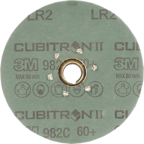 Disque en fibre 982C Cubitron II, C&eacute;ramique, 60+, 4-1/2" Dia Stor-it Systems