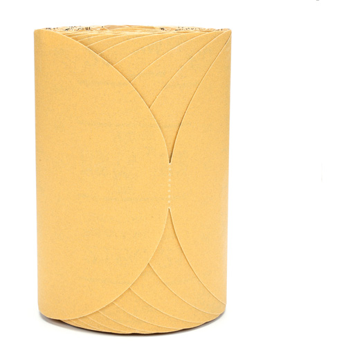 Stikit Gold Paper 216U Disc Roll, Aluminum Oxide, 6" W x 87' L, P180 Grit Stor-it Systems