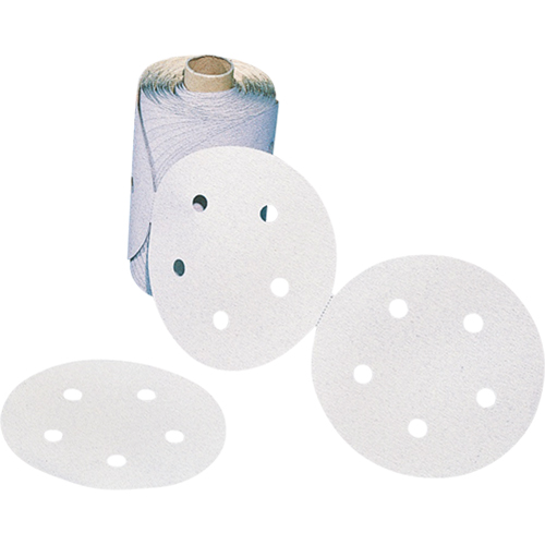 426U Stikit Paper Dust Free Disc Roll, 5" Dia., 100 Grit, Silicon Carbide Stor-it Systems