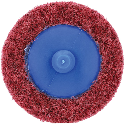 Disque de pr&eacute;paration de surface non tiss&eacute; &agrave; rechange rapide Bear-Tex Vortex, 2" dia., Grain Moyen, Oxyde d'aluminium Stor-it Systems