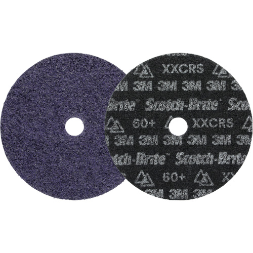Scotch-Brite Precision Heavy Duty Surface Conditioning Disc, HD-DH, 7" Dia., X-Extra Coarse Grit, Ceramic Stor-it Systems