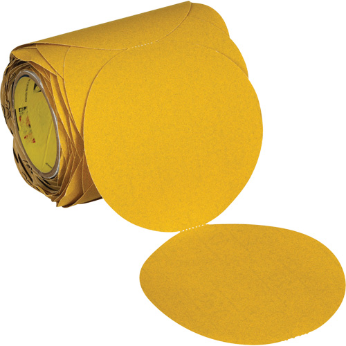 Stikit Gold Abrasive Disc Roll 09312, 6" Dia., 120 Grit, Aluminum Oxide Stor-it Systems