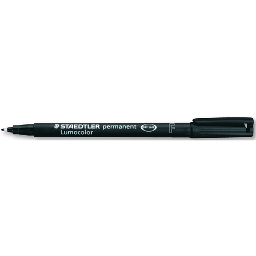 Lumocolor&reg; Permanent Markers, Fine, Black Stor-it Systems