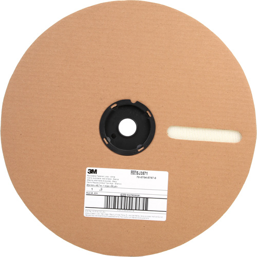 Attache, Crochet, 50 vg x 1", Adh&eacute;sif, Blanc Stor-it Systems