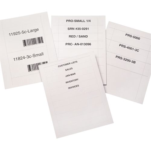 Bin Buddy Label Holders, 1-7/8" L x 8" W Stor-it Systems