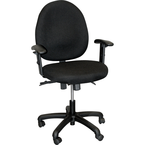 Chaise de dactylo ergonomique avec dossier moyen de s&eacute;rie 900, &agrave; dessin, Ajustable Hauteur, Capacit&eacute; 250 lb Stor-it Systems