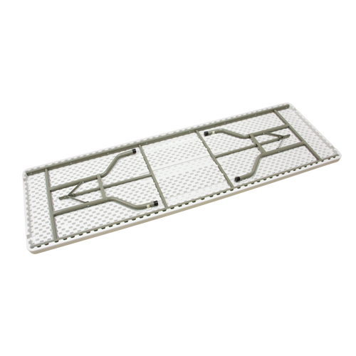 Table pliante, Rectangulaire, 96" l x 30" la, Poly&eacute;thyl&egrave;ne, Blanc Stor-it Systems