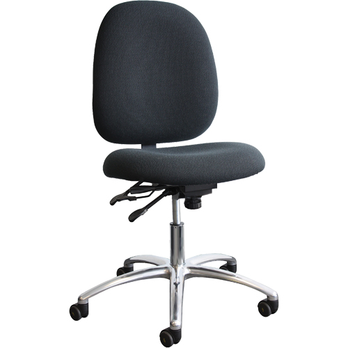 ESD (Electrostatic Dissipative) Shoptech Seating, Fabric, Black, 275 lbs. Capacity Stor-it Systems