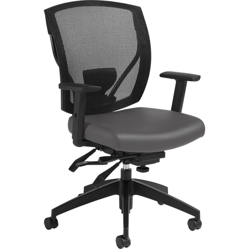 Chaises &agrave; bras Multi-Tilter, Vinyle, Charbon, Capacit&eacute; 300 lb Stor-it Systems