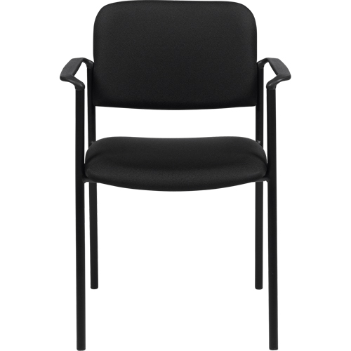 Chaises empilables, Tissu, Hauteur 32", Capacit&eacute; 300 lb, Noir Stor-it Systems