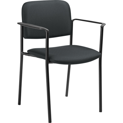 Chaises empilables, Tissu, Hauteur 32", Capacit&eacute; 300 lb, Charbon Stor-it Systems