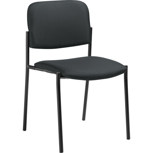 Chaises sans accoudoirs empilables, Tissu, Hauteur 32", Capacit&eacute; 300 lb, Charbon Stor-it Systems
