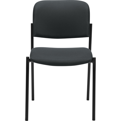 Chaises sans accoudoirs empilables, Tissu, Hauteur 32", Capacit&eacute; 300 lb, Charbon Stor-it Systems